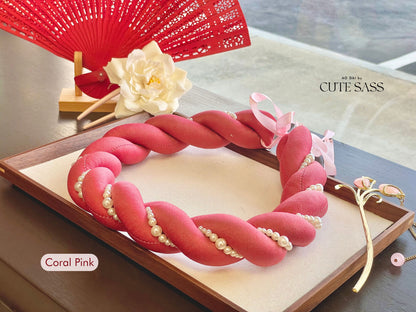 Twisted Pearl Headband - Mấn (16 Colors)