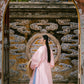 Ao Tu Dien Pink - Four-Panel Robe