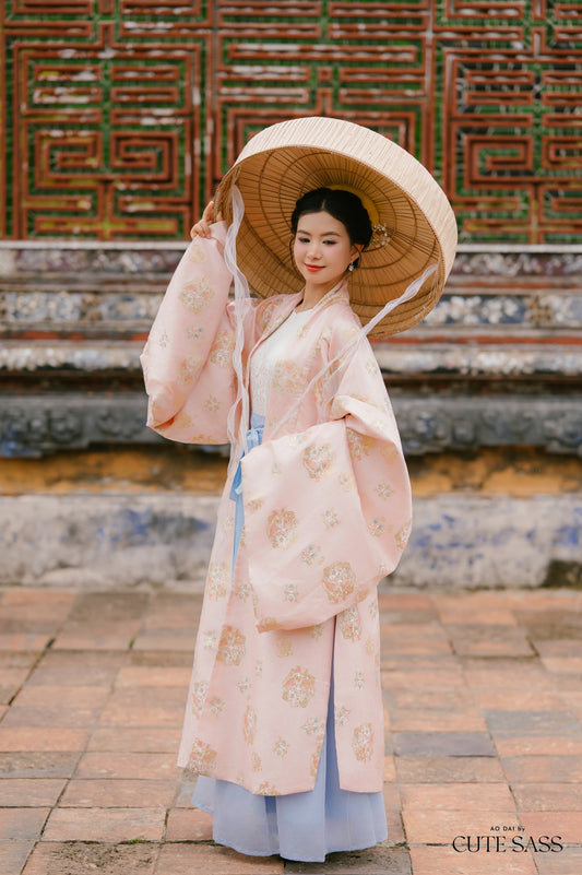 Ao Doi Kham Pink - Parallel-Flapped Jacket