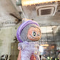 Purple Gam Vietnamese Ao Dai Set for Labubu – Includes Pants & Round Headband (Doll Not Included)