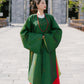Ao Tu Dien Green - Four-Panel Robe