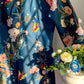 Blue Sparkle Garden Ao Dai Set