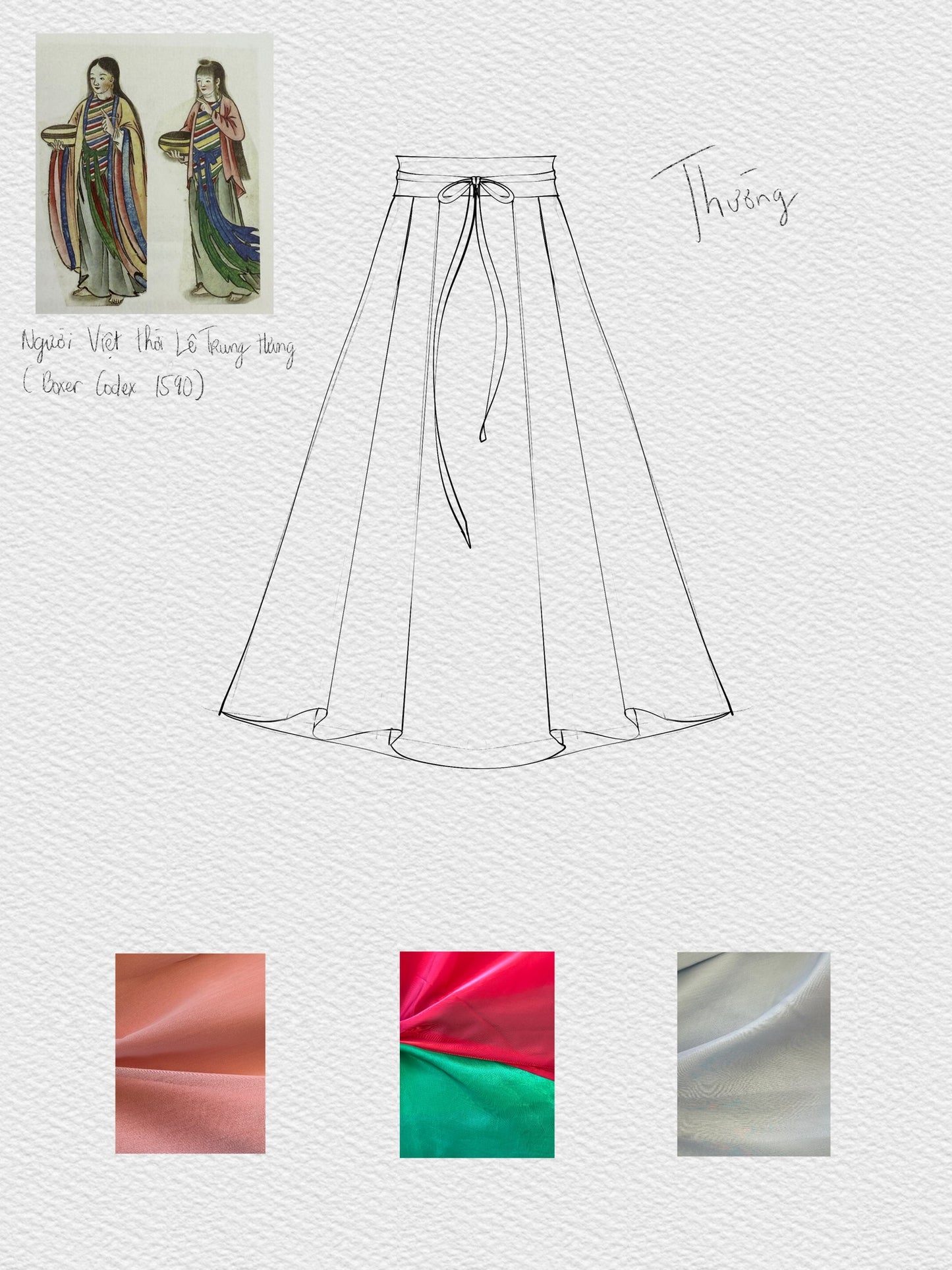 Thuong (Lower Garment Wrap Skirt)