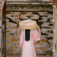 Ao Tu Dien Pink - Four-Panel Robe