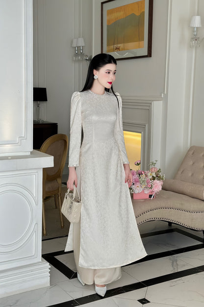 Pearl Silk Ao Dai Set (3 Colors)20D