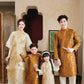 Gia Nghi - Family Gold Phoenix Matching Ao Dai Set