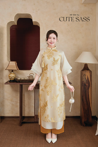 Gia Nghi - Family Gold Phoenix Matching Ao Dai Set 51-53D