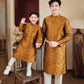 Gia Nghi - Family Gold Phoenix Matching Ao Dai Set