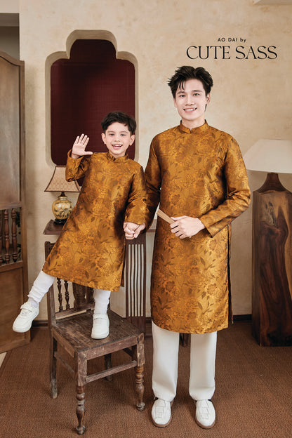 Gia Nghi - Family Gold Phoenix Matching Ao Dai Set 51-53D