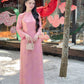 Nhu Mai - Pink Shimmery Chiffon Ao Dai Set 49E