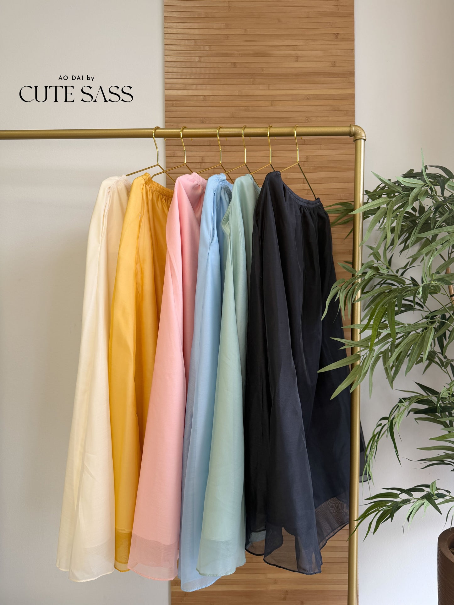 Vân - Chiffon Flow Skirt with Pockets