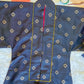 Ao Doi Kham Black - Parallel-Flapped Jacket