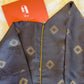 Ao Doi Kham Black - Parallel-Flapped Jacket
