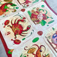(1) Set of Bầu Cua Tôm Cá - Traditional Vietnamese Paper Board Game
