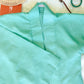 Ao Doi Kham Cyan - Parallel-Flapped Jacket (Wide Sleeves)