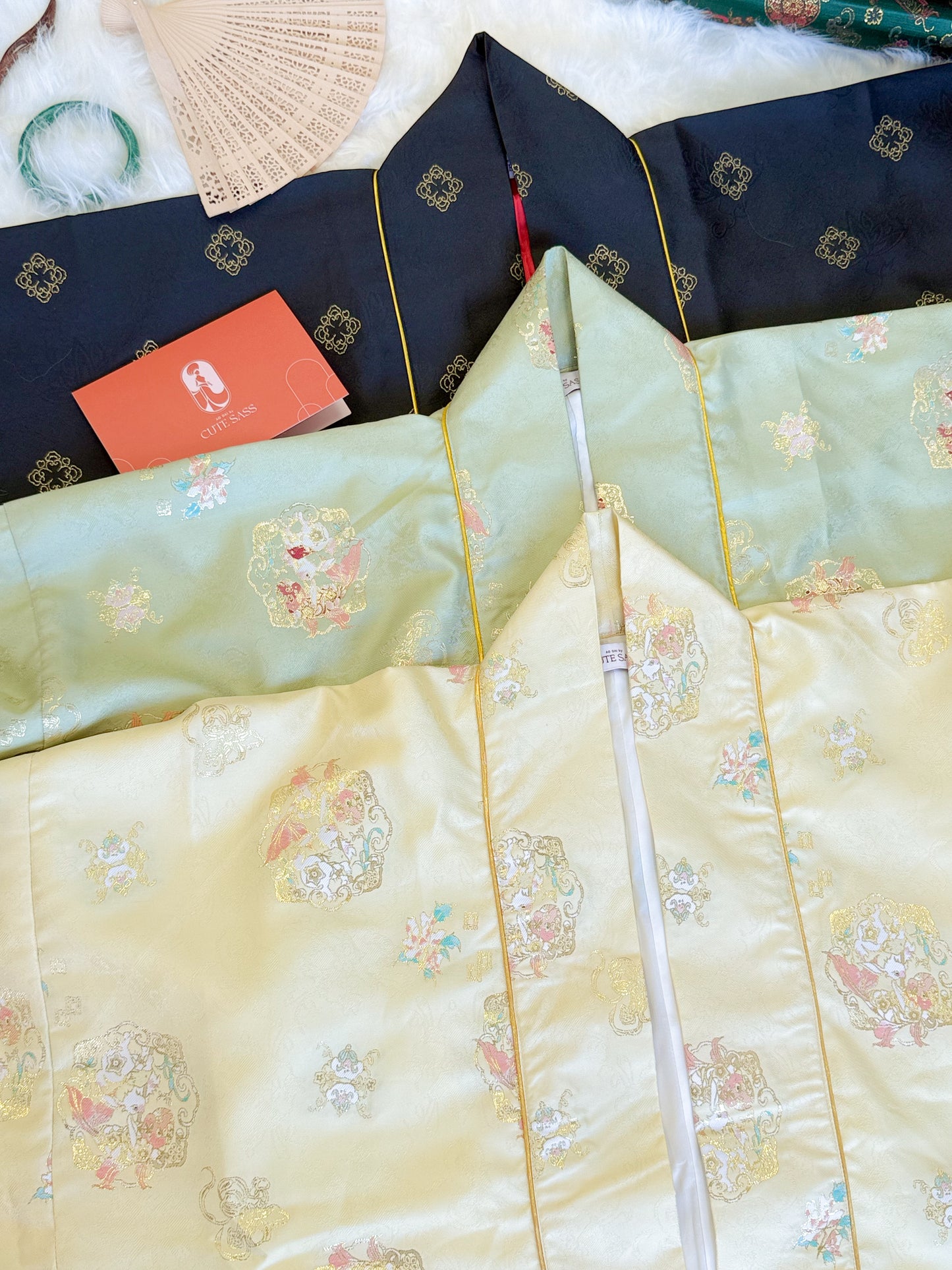 Ao Doi Kham Yellow - Parallel-Flapped Jacket