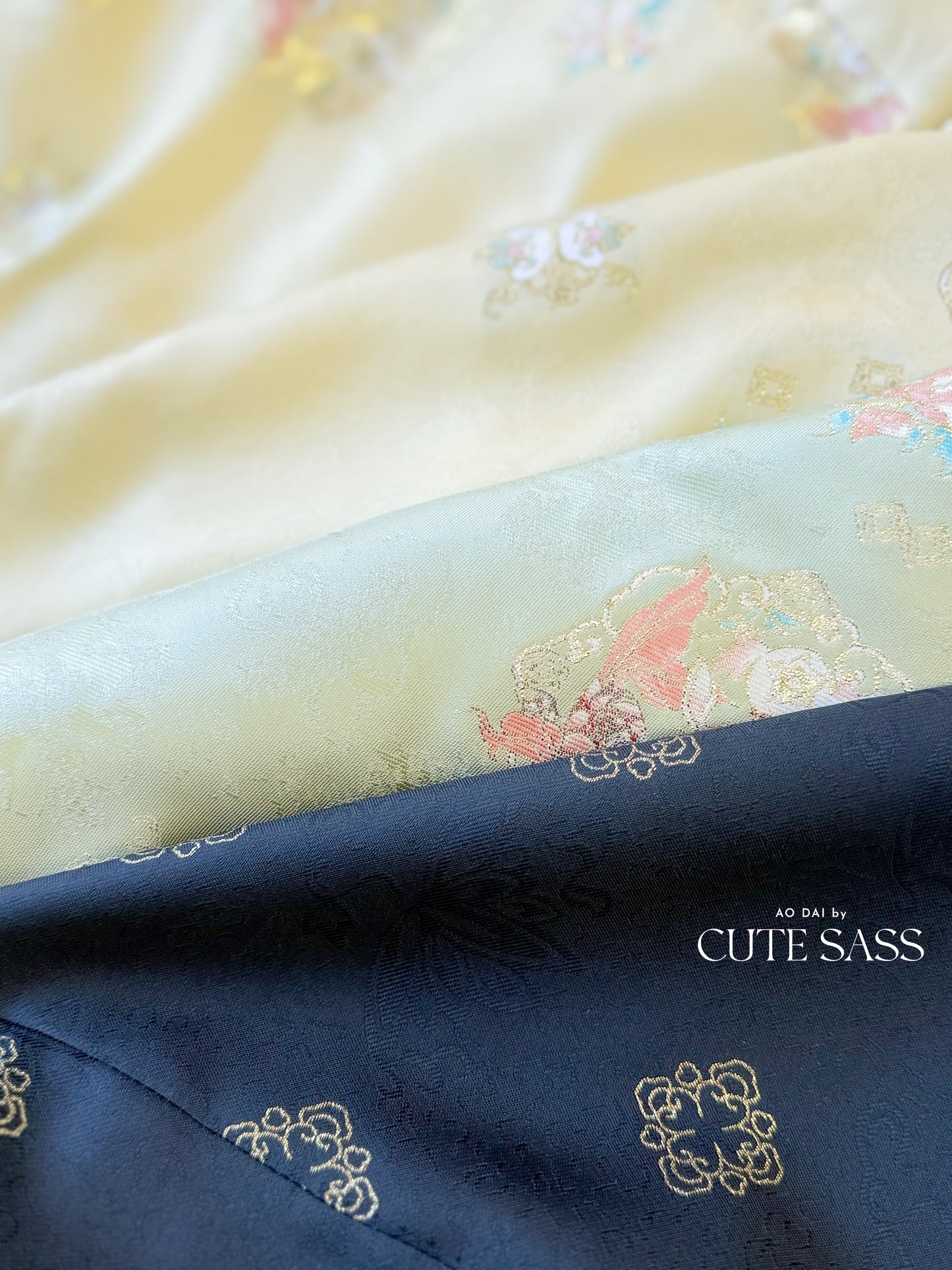 Ao Doi Kham Yellow - Parallel-Flapped Jacket