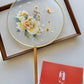 Embroidered Round Hand Fan With Tassel