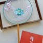Embroidered Round Hand Fan With Tassel