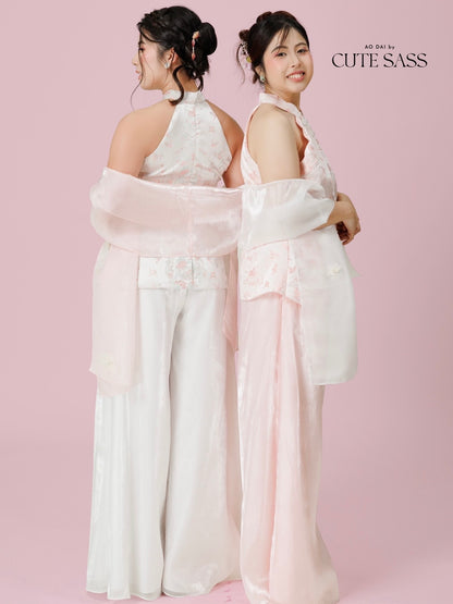 Vân - Water Lily Chiffon Scarf