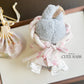 Pink Spring Enchant Vietnamese Ao Dai Set for Labubu – Includes Pants & Headband (Doll Not Included)