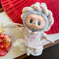 Pink Spring Enchant Vietnamese Ao Dai Set for Labubu – Includes Pants & Headband (Doll Not Included)
