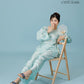 Wooden Silk Heel Slippers | Ao Dai Accessory