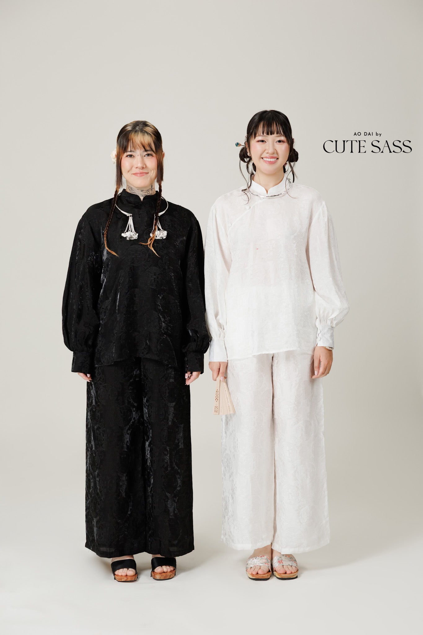 Vân - Silk Pants with Pockets, No Top