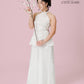 Vân - Wisp Crystal White Scalloped Yem Inspired Top Only, No Pants