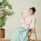 Vân - Reverie Pink Lotus Sheer Sleeves Top Only, No Pants