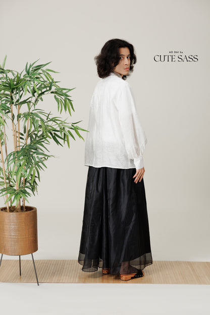 Vân - Chiffon Flow Skirt with Pockets 57-59B