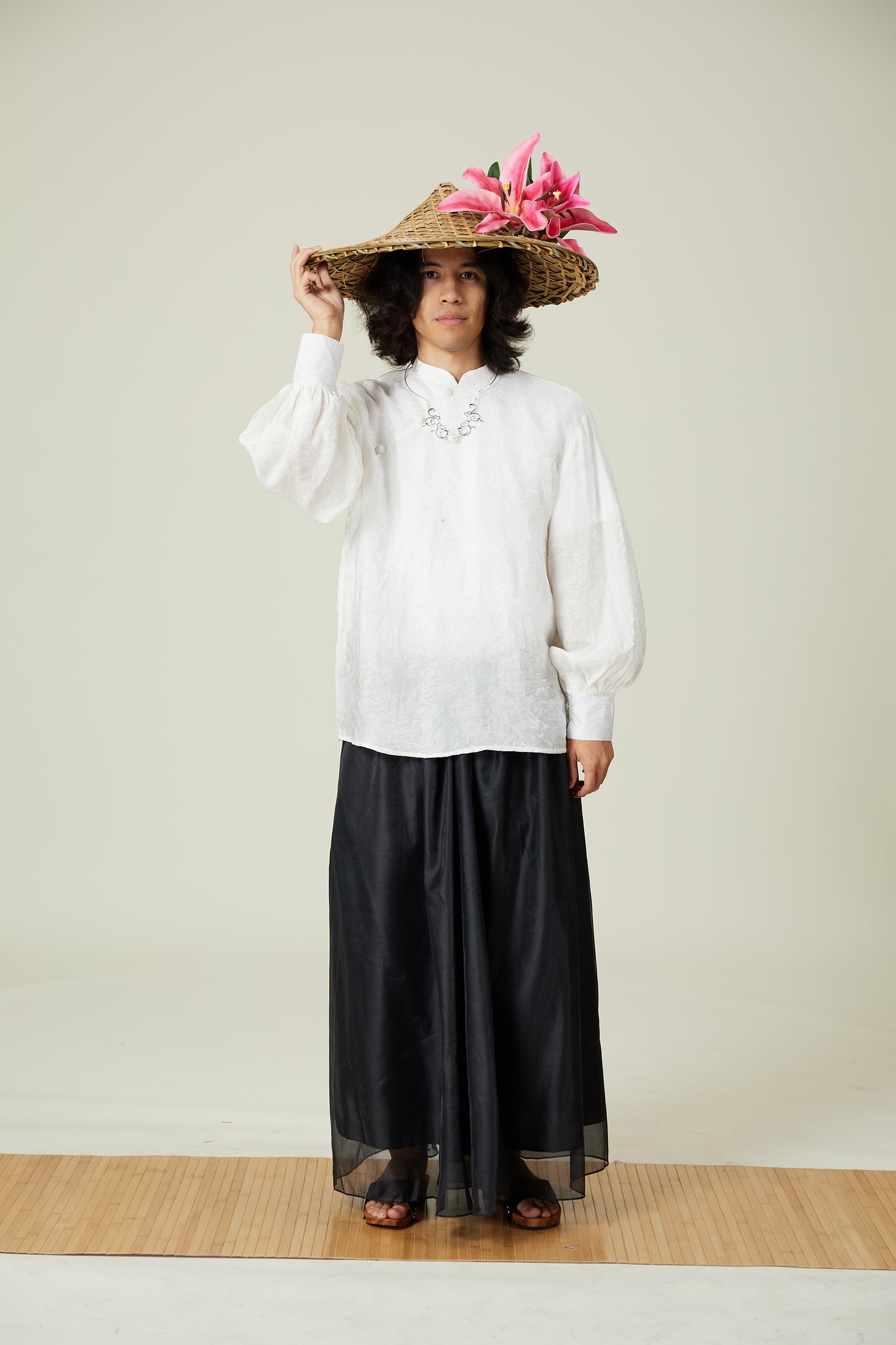 Vân - Chiffon Flow Skirt with Pockets