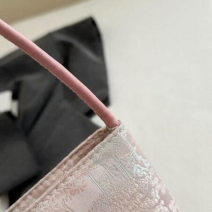 Silk Tassel Cord Bucket Bag | Ao Dai Accessories