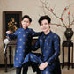 Gia Nghi - Family Blue Mountain Matching Ao Dai Set