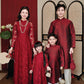 Gia Nghi - Family Red Lace Matching Ao Dai Set