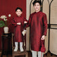 Gia Nghi - Family Red Lace Matching Ao Dai Set