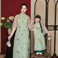 Gia Nghi - Family Green Butterfly Matching Ao Dai Set