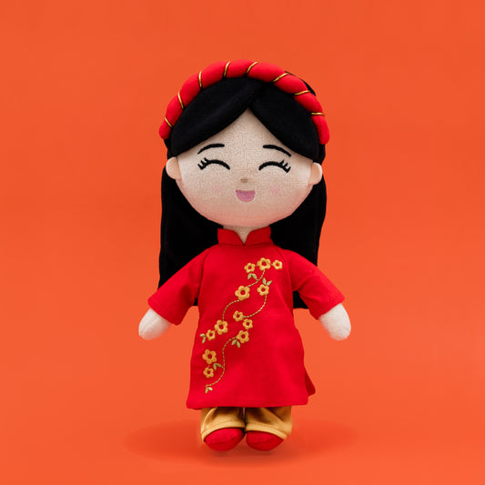 Joeydolls Vietnamese Mini 'Hoa' Cultural Doll