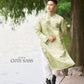 Men and Boy Light Green Mountain Matching Ao Dai 19D