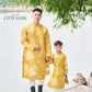 Men and Boy Yellow Mountain Matching Ao Dai 61A
