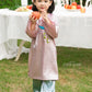 Gia Hòa - Family Pink/Cream Ribbon Phoenix Ao Dai Set