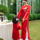 Gia Hòa - Family Red Ribbon Phoenix Ao Dai Set