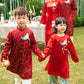 Gia Hòa - Family Red Ribbon Phoenix Ao Dai Set