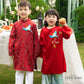 Gia Hòa - Family Red Ribbon Phoenix Ao Dai Set