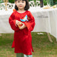 Gia Hòa - Family Red Ribbon Phoenix Ao Dai Set