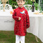 Gia Hòa - Family Red Ribbon Phoenix Ao Dai Set
