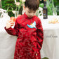 Gia Hòa - Family Red Ribbon Phoenix Ao Dai Set