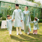 Gia Hòa - Family Blue Ribbon Phoenix Ao Dai Set