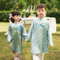 Gia Hòa - Family Blue Ribbon Phoenix Ao Dai Set