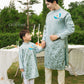 Gia Hòa - Family Blue Ribbon Phoenix Ao Dai Set